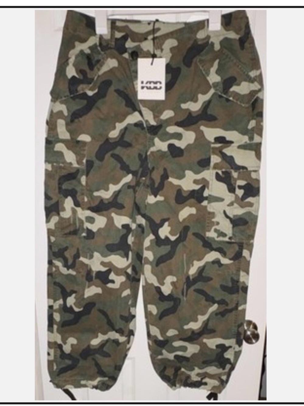 Women’s KBB by Khalana Camo Cargo Pants - Green Camouflage